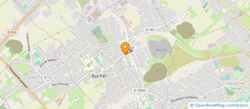 localisation de l'entreprise LYCEE GENERAL ET TECHNOLOGIQUE LAVOISIER à AUCHEL