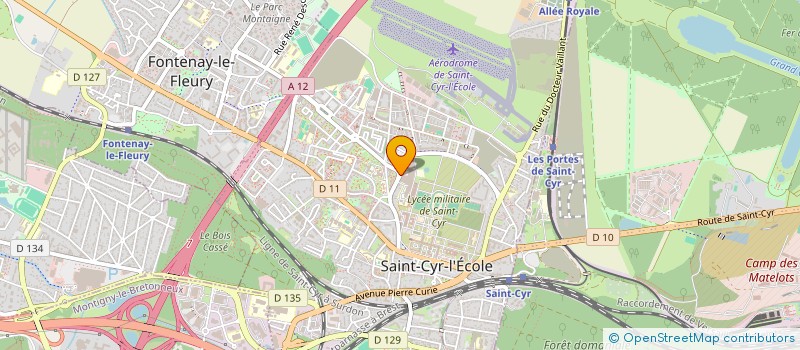 localisation de l'entreprise LYCEE GENERAL ET TECHNOLOGIQUE MANSART  SAINT-CYR-L'ECOLE