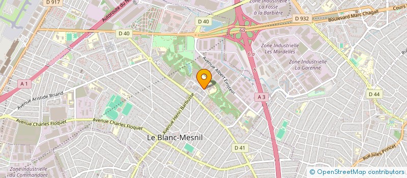 localisation de l'entreprise LYCEE GENERAL ET TECHNOLOGIQUE MOZART à LE BLANC-MESNIL