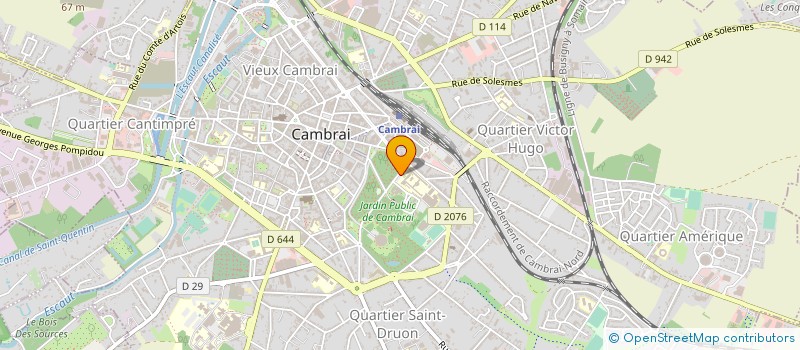 localisation de l'entreprise LYCEE GENERAL ET TECHNOLOGIQUE PAUL DUEZ à CAMBRAI