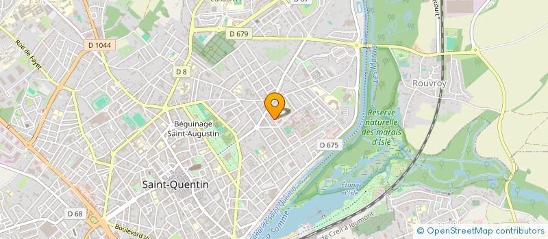 localisation de l'entreprise LYCEE GENERAL ET TECHNOLOGIQUE PIERRE DE LA RAMEE à SAINT-QUENTIN