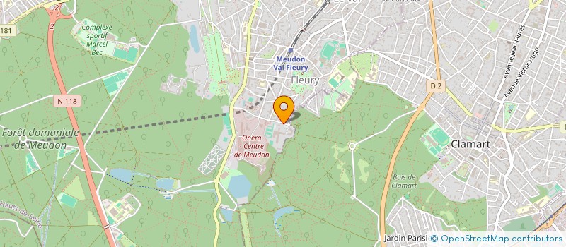 localisation de l'entreprise LYCEE GENERAL ET TECHNOLOGIQUE RABELAIS à MEUDON