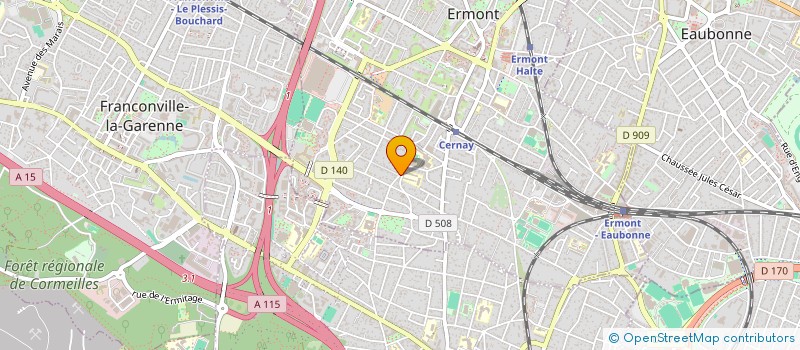 localisation de l'entreprise LYCEE GENERAL ET TECHNOLOGIQUE VAN GOGH à ERMONT