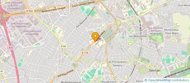 localisation de l'entreprise LYCEE GENERAL ET TECHNOLOGIQUE VOILLAUME à AULNAY SOUS BOIS