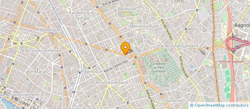 localisation de l'entreprise LYCEE GENERAL ET TECHNOLOGIQUE VOLTAIRE  PARIS