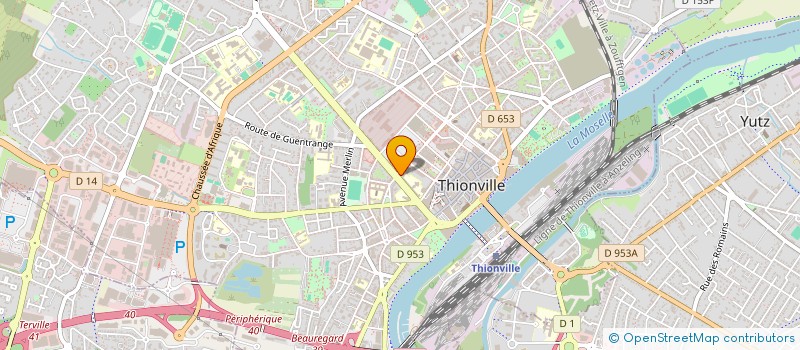 localisation de l'entreprise LYCEE GENERAL HELENE BOUCHER  THIONVILLE