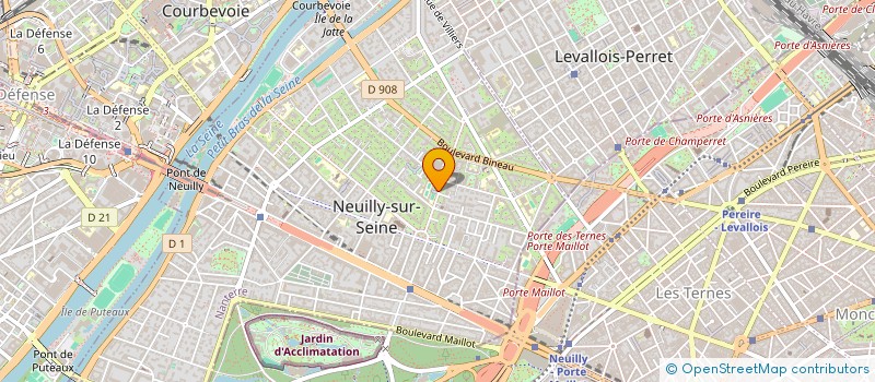 localisation de l'entreprise LYCEE GENERAL LOUIS PASTEUR  NEUILLY-SUR-SEINE