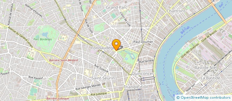 localisation de l'entreprise LYCEE GENERAL MONTESQUIEU à BORDEAUX