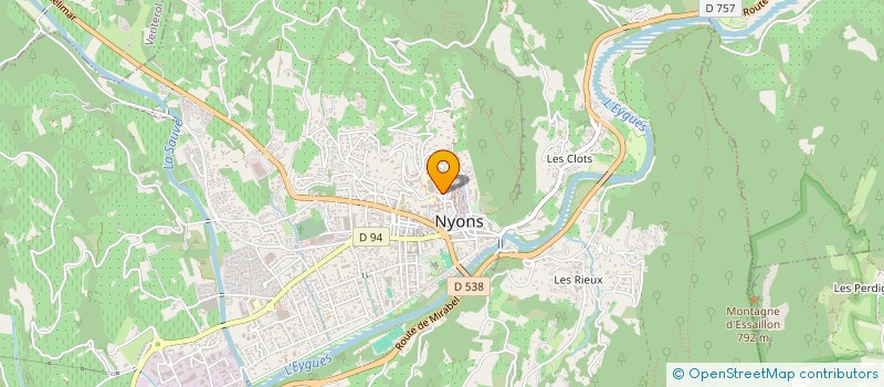 localisation de l'entreprise LYCEE GENERAL ROUMANILLE à NYONS