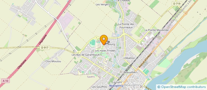localisation de l'entreprise LYCEE GENERAL TECHNO. FRANCOIS VILLON à BEAUGENCY