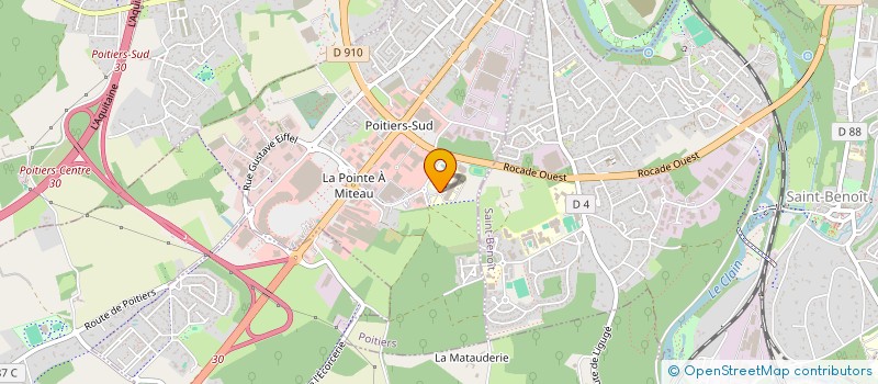 localisation de l'entreprise LYCEE GENERAL TECHNOL DU BOIS D AMOUR  POITIERS