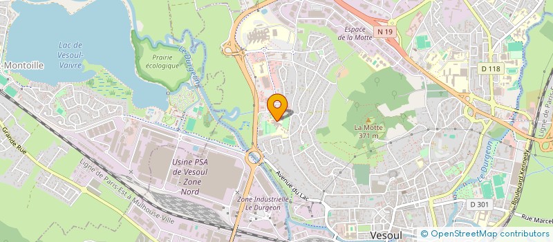 localisation de l'entreprise LYCEE GENERAL TECHNOL LES HABERGES  VESOUL