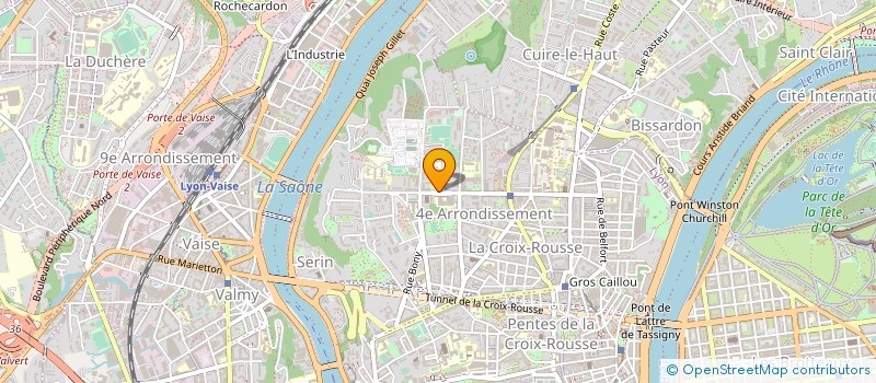 localisation de l'entreprise LYCEE GENERAL TECHNOLOG A.DE ST EXUPERY  LYON