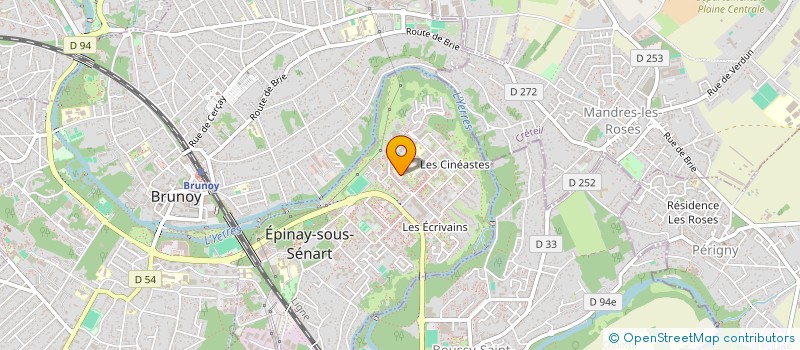 localisation de l'entreprise LYCEE GENERAL TECHNOLOG MAURICE ELIOT  EPINAY-SOUS-SENART