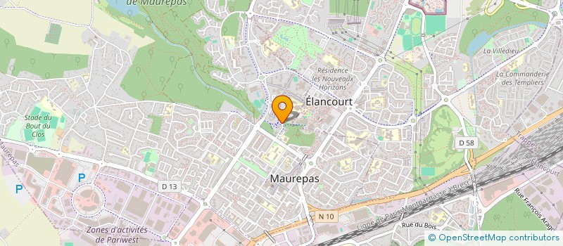 localisation de l'entreprise LYCEE GENERAL TECHNOLOGIQ LES SEPT MARES  MAUREPAS