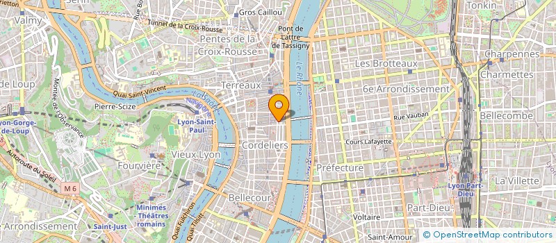 localisation de l'entreprise LYCEE GENERAL TECHNOLOGIQUE AMPERE à LYON