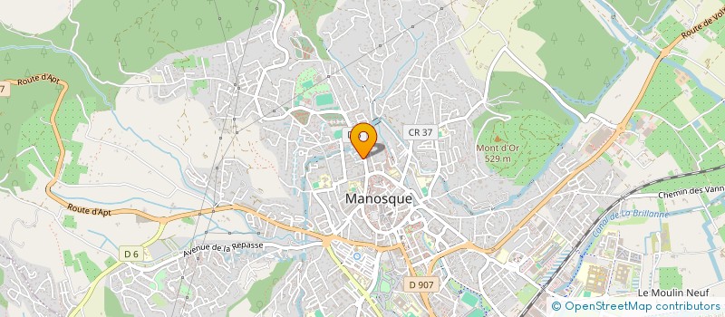 localisation de l'entreprise LYCEE GENERAL TECHNOLOGIQUE F. ESCLANGON à MANOSQUE