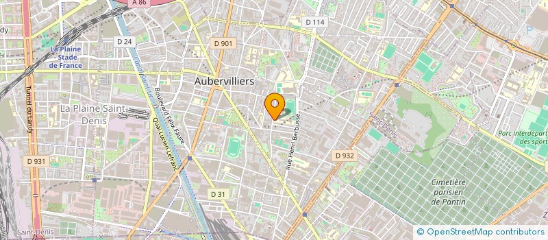 localisation de l'entreprise LYCEE GENERAL TECHNOLOGIQUE HENRI WALLON à AUBERVILLIERS