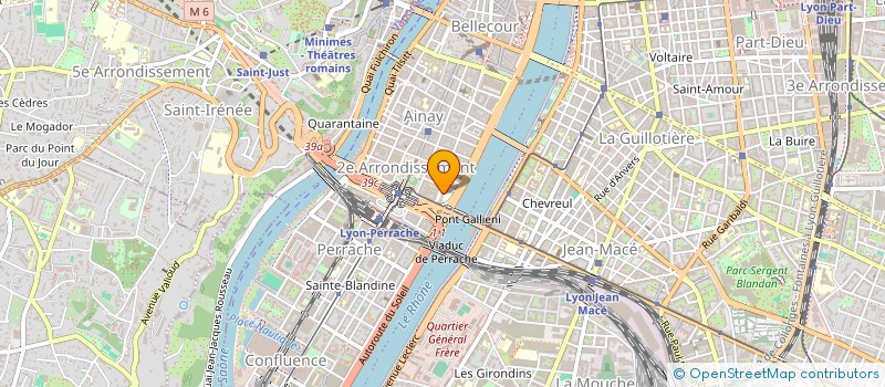 localisation de l'entreprise LYCEE GENERAL TECHNOLOGIQUE J. RECAMIER à LYON