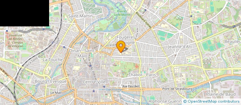 localisation de l'entreprise LYCEE GENERAL TECHNOLOGIQUE JEAN MACE  RENNES