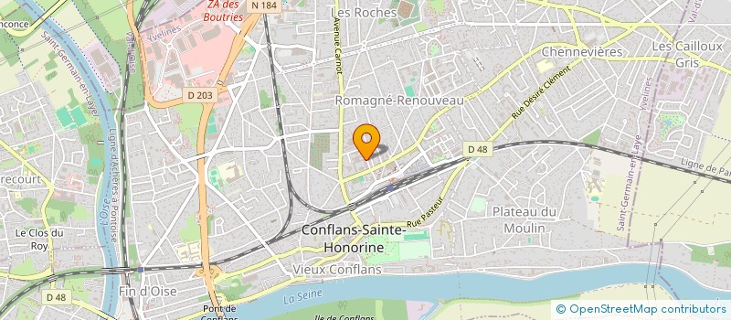 localisation de l'entreprise LYCEE GENERAL TECHNOLOGIQUE JULES FERRY à CONFLANS-SAINTE-HONORINE