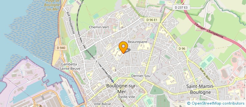 localisation de l'entreprise LYCEE GENERAL TECHNOLOGIQUE MARIETTE à BOULOGNE-SUR-MER