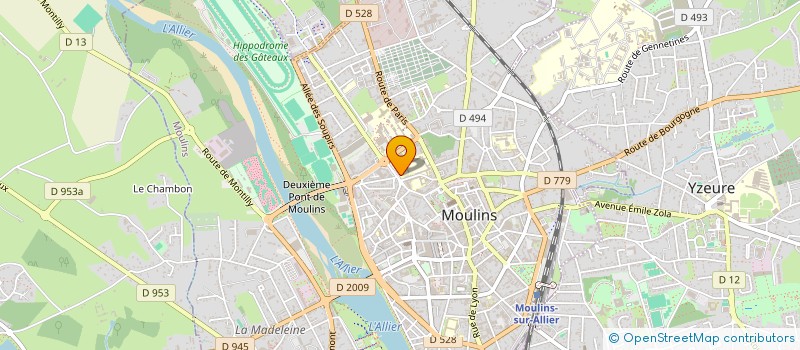 localisation de l'entreprise LYCEE GENERAL THEODORE DE BANVILLE à MOULINS