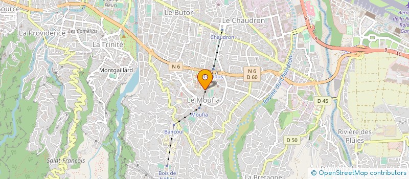 localisation de l'entreprise LYCEE GEORGES BRASSENS à SAINT-DENIS