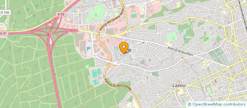 localisation de l'entreprise LYCEE GEORGES DE LA TOUR à NANCY