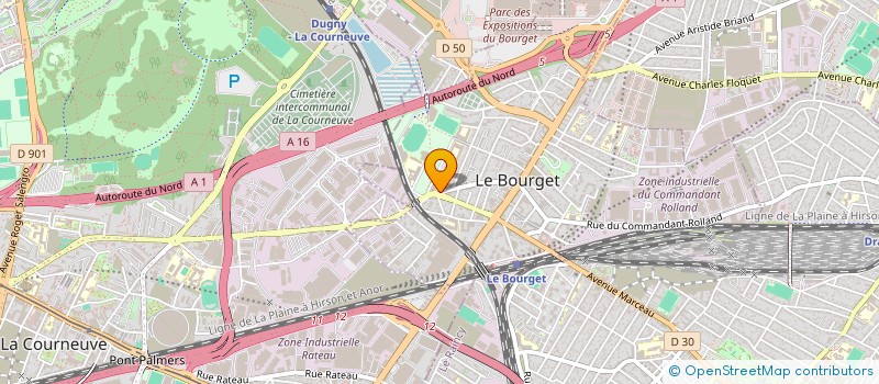 localisation de l'entreprise LYCEE GERMAINE TILLION à LE BOURGET