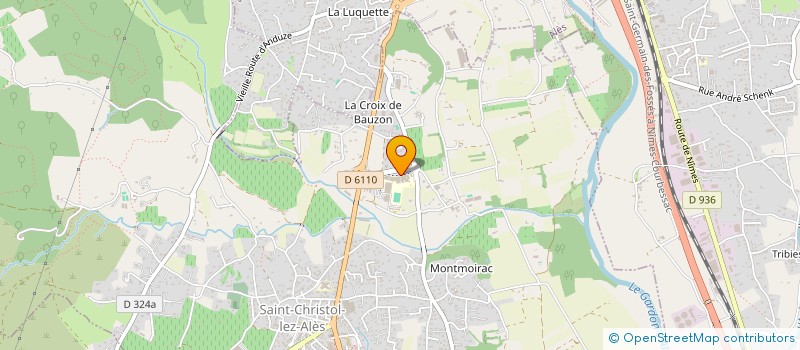 localisation de l'entreprise LYCEE JACQUES PREVERT  SAINT-CHRISTOL-LEZ-ALES