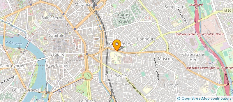 localisation de l'entreprise LYCEE LE CAOUSOU à TOULOUSE