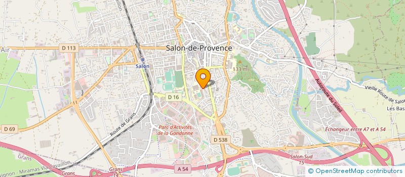 localisation de l'entreprise LYCEE POLYVALENT ADAM DE CRAPONNE à SALON-DE-PROVENCE