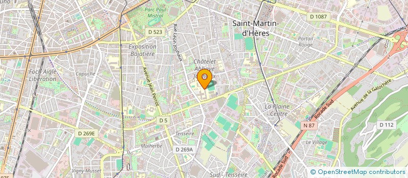 localisation de l'entreprise LYCEE POLYVALENT ANDRE ARGOUGES à GRENOBLE