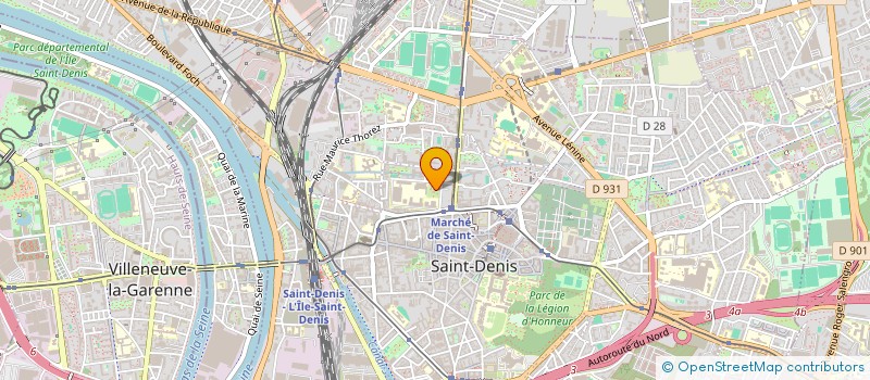 localisation de l'entreprise LYCEE POLYVALENT APPLICATION DE L'ENNA à SAINT-DENIS