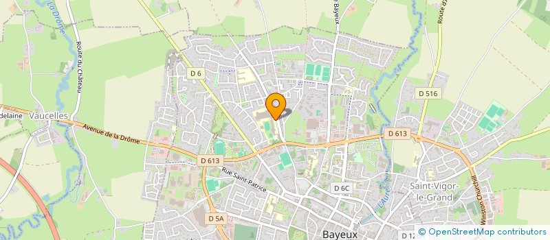 localisation de l'entreprise LYCEE POLYVALENT ARCISSE DE CAUMONT à BAYEUX