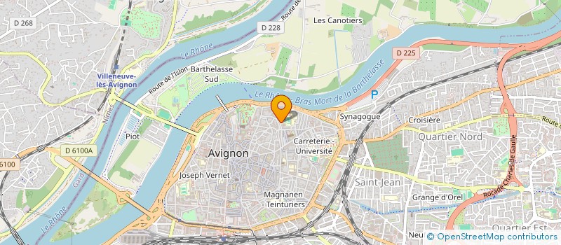 localisation de l'entreprise LYCEE POLYVALENT AUBANEL THEODORE à AVIGNON