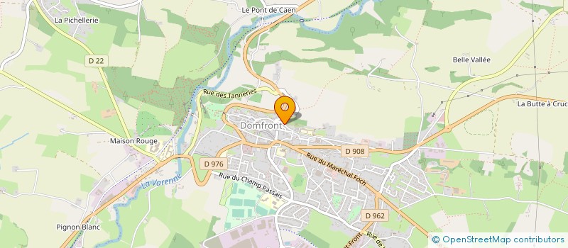 localisation de l'entreprise LYCEE POLYVALENT AUGUSTE CHEVALIER à DOMFRONT-EN-POIRAIE
