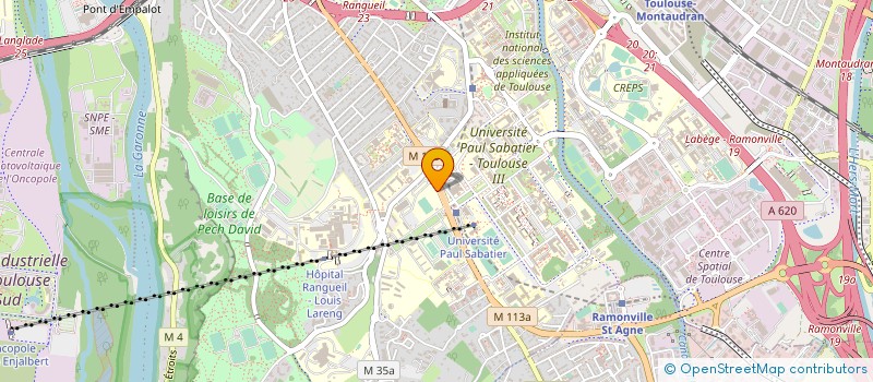localisation de l'entreprise LYCEE POLYVALENT BELLEVUE à TOULOUSE