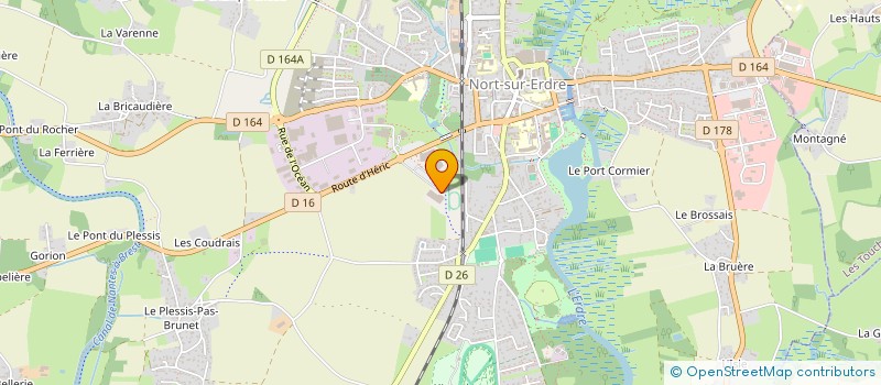 localisation de l'entreprise LYCEE POLYVALENT CAROLINE AIGLE  NORT SUR ERDRE