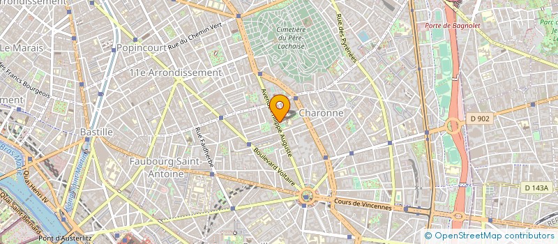 localisation de l'entreprise LYCEE POLYVALENT CAROLINE DORIAN à PARIS
