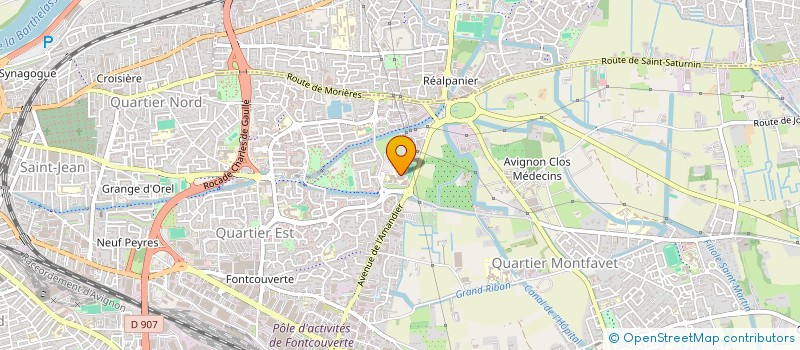 localisation de l'entreprise LYCEE POLYVALENT CHAR RENE à AVIGNON