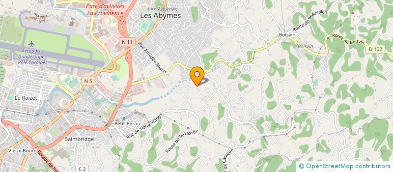 localisation de l'entreprise LYCEE POLYVALENT CHEVALIER DE SAINT GEORGES à LES ABYMES