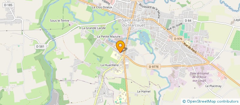 localisation de l'entreprise LYCEE POLYVALENT CLAUDE LEHEC à SAINT-HILAIRE-DU-HARCOUET