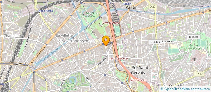 localisation de l'entreprise LYCEE POLYVALENT D'ALEMBERT à PARIS