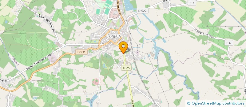 localisation de l'entreprise LYCEE POLYVALENT D'ARTAGNAN  NOGARO