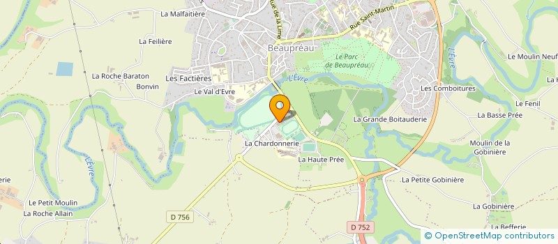 localisation de l'entreprise LYCEE POLYVALENT DE BEAUPREAU à BEAUPREAU-EN-MAUGES