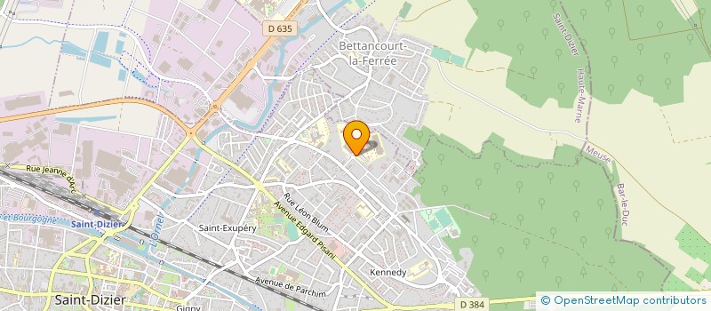localisation de l'entreprise LYCEE POLYVALENT DE BLAISE PASCAL à SAINT-DIZIER