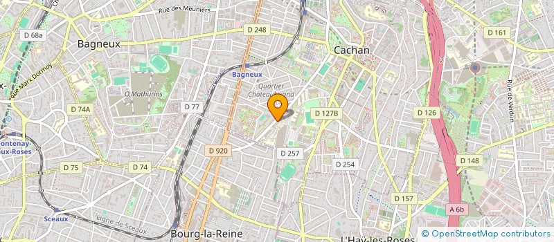 localisation de l'entreprise LYCEE POLYVALENT DE CACHAN à CACHAN