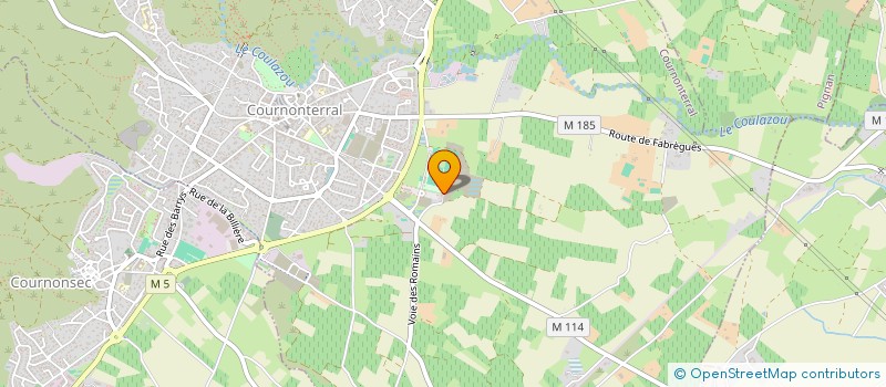 localisation de l'entreprise LYCEE POLYVALENT DE COURNONTERRAL à COURNONTERRAL